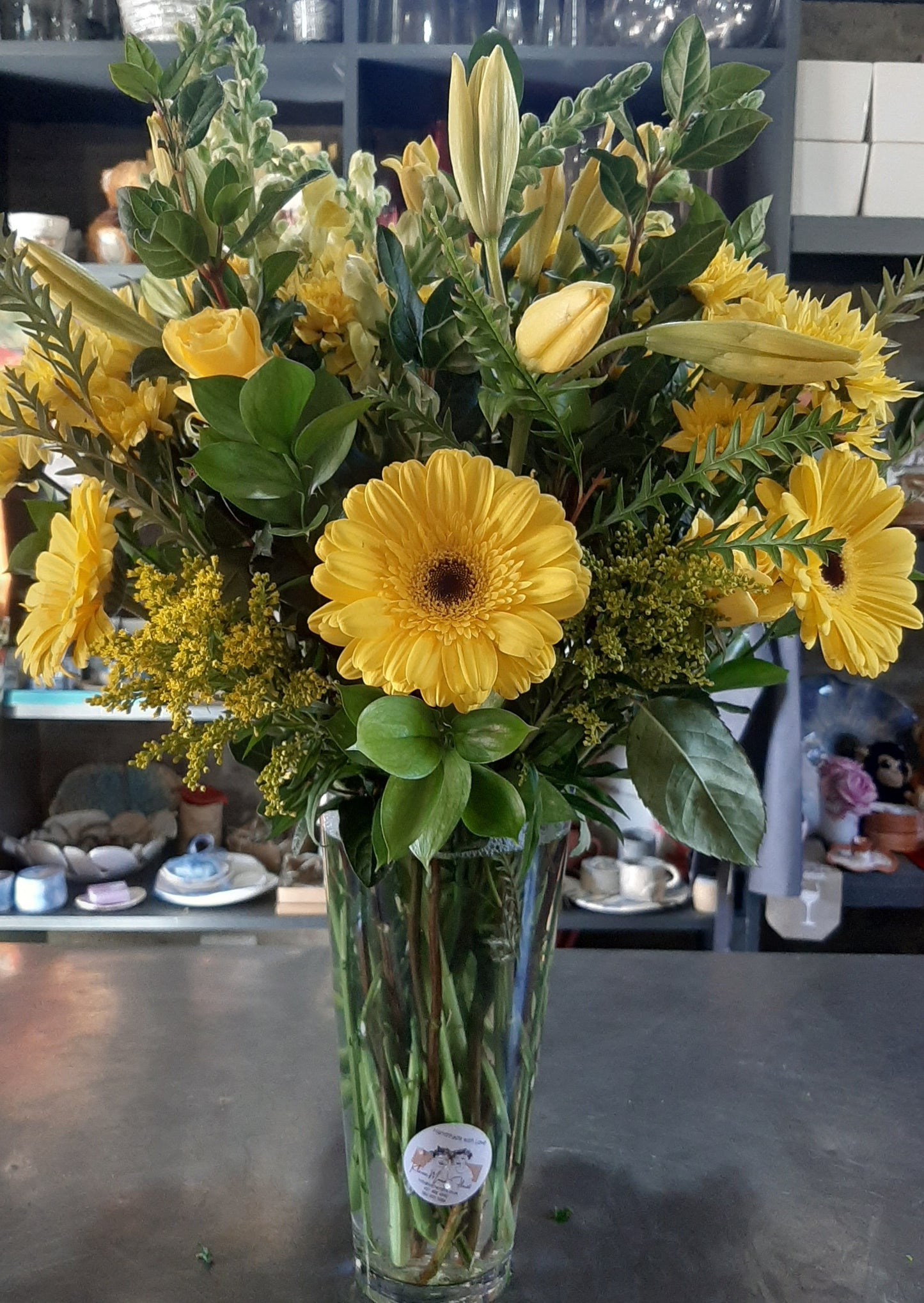 Yellow Sunrise Bouquet