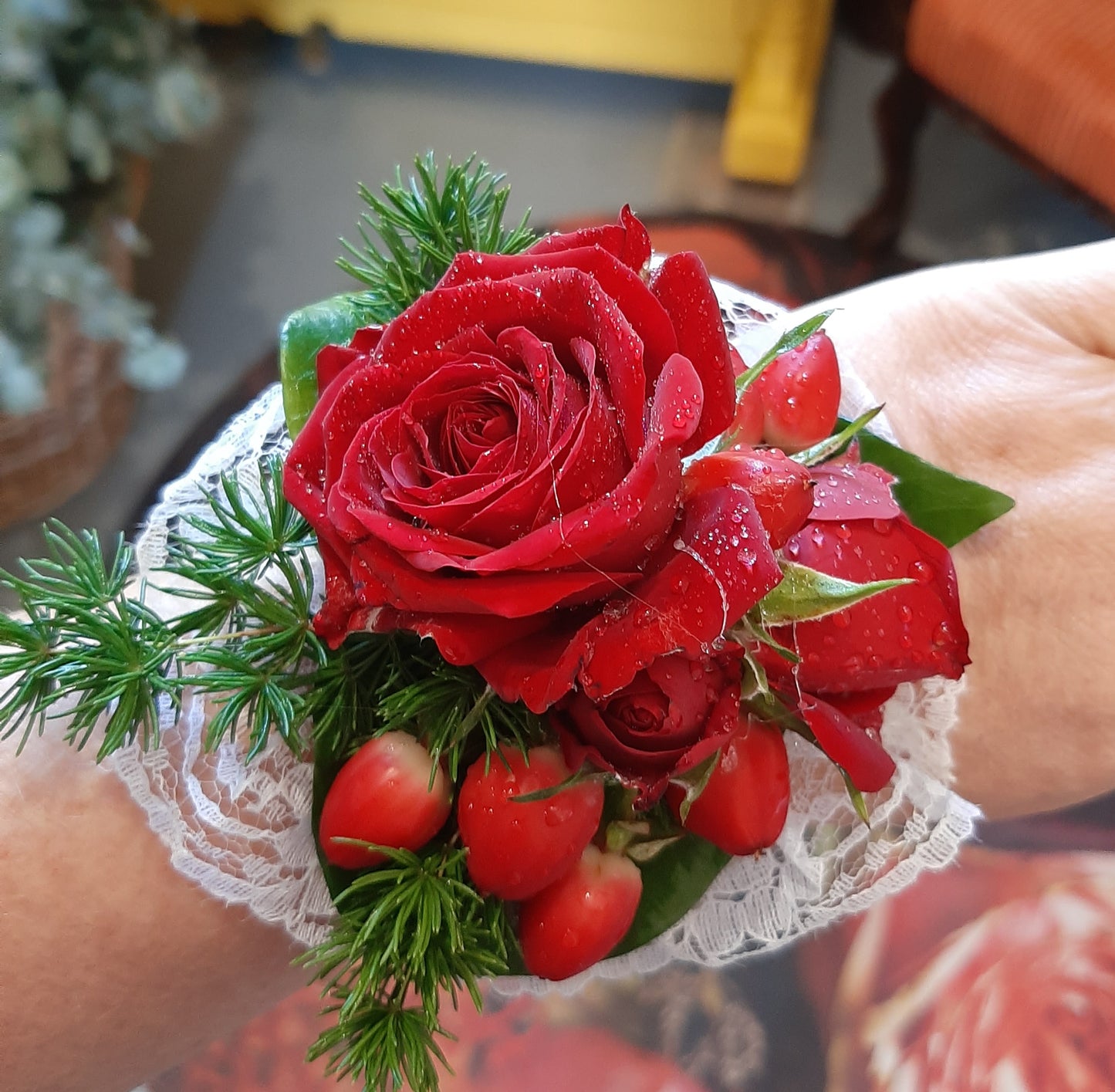 Wrist corsage