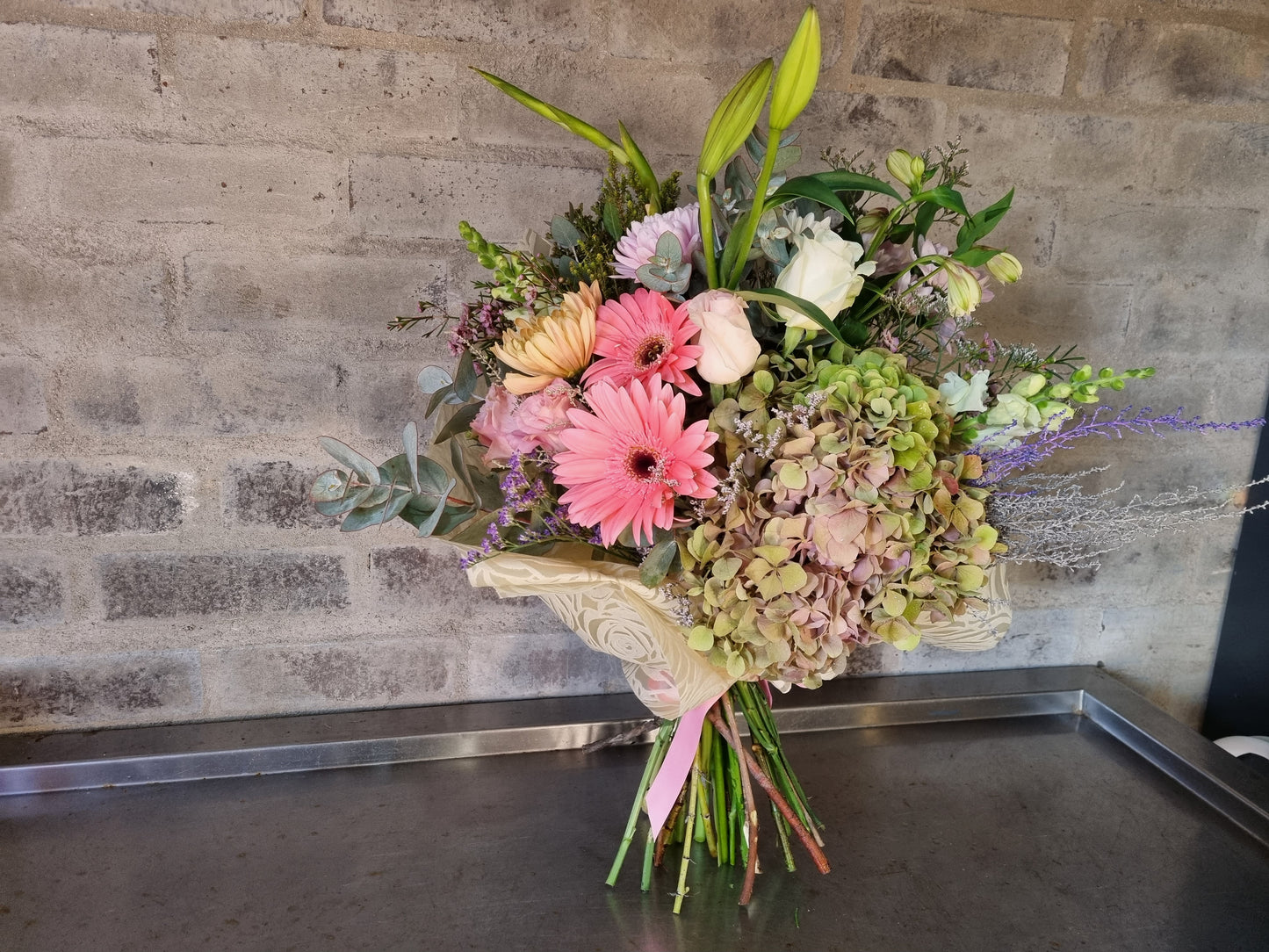 Modern Hand Tied Bouquet