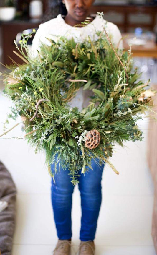 Fresh Christmas Round  Wreath