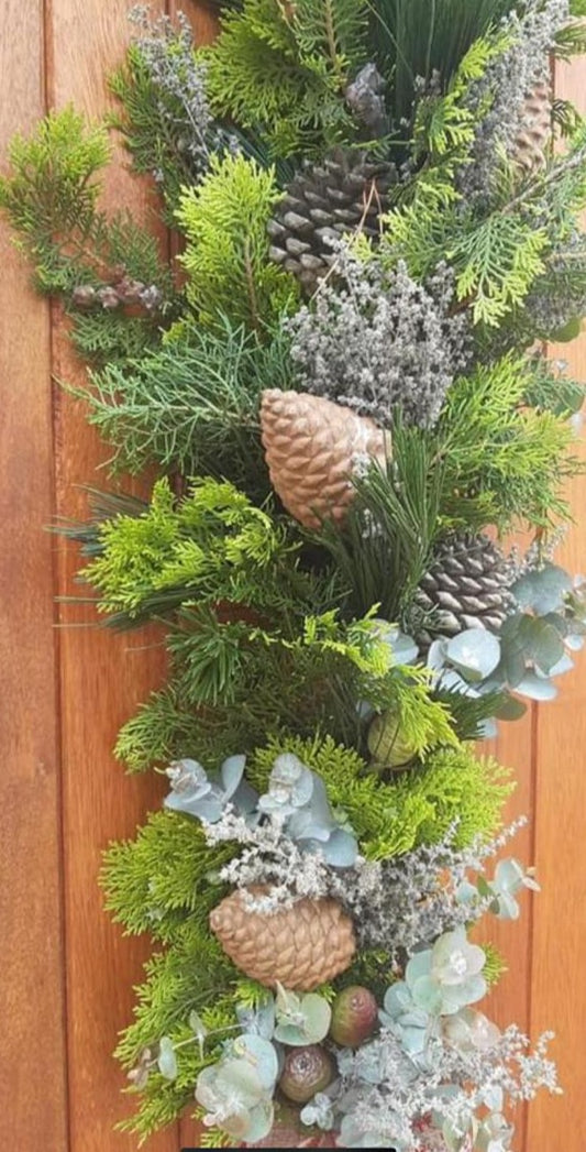 Fresh Christmas Door Swag