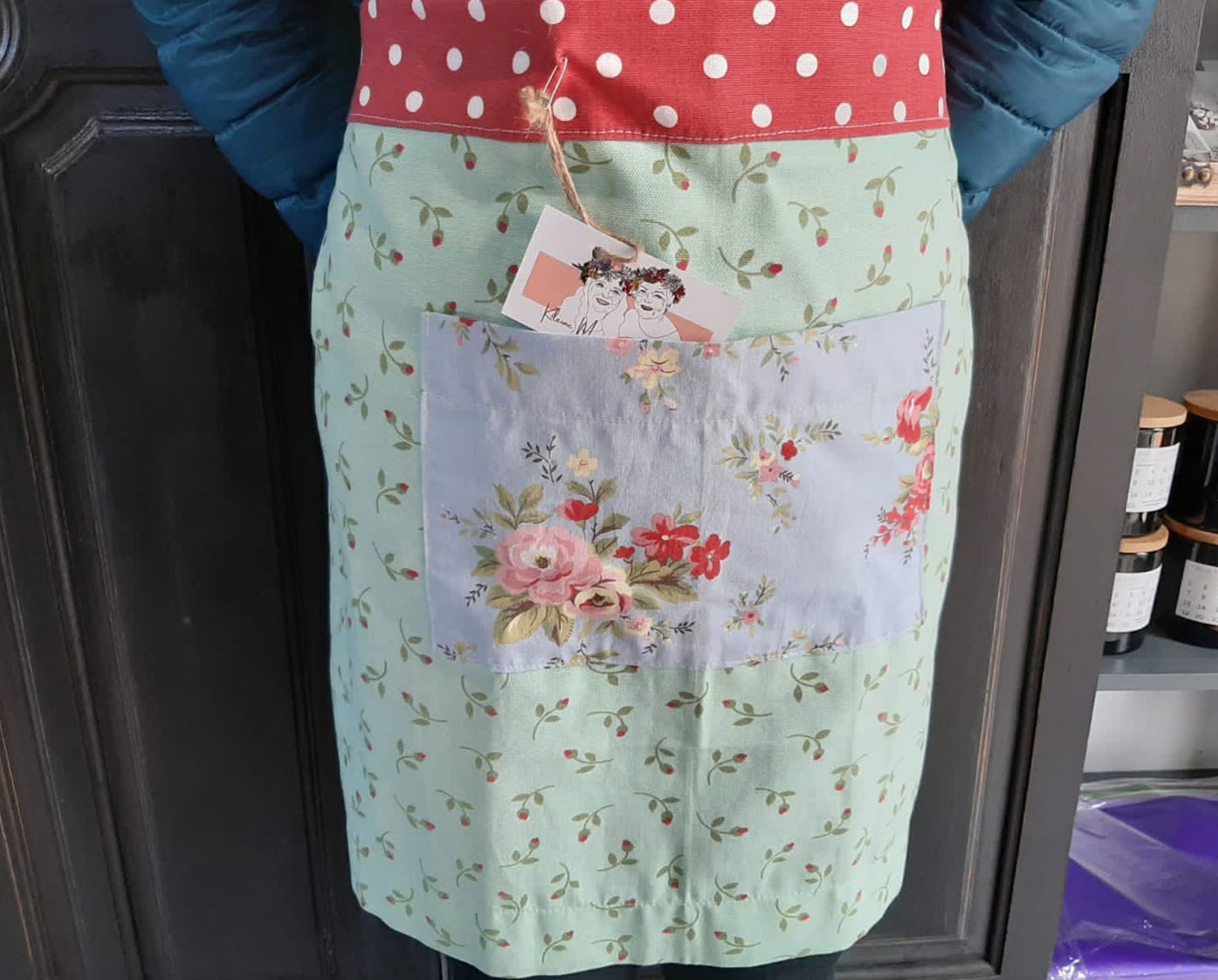 Apron Vintage Blue