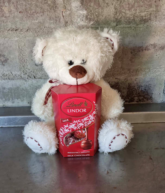 Teddy With Lindt Chocolate